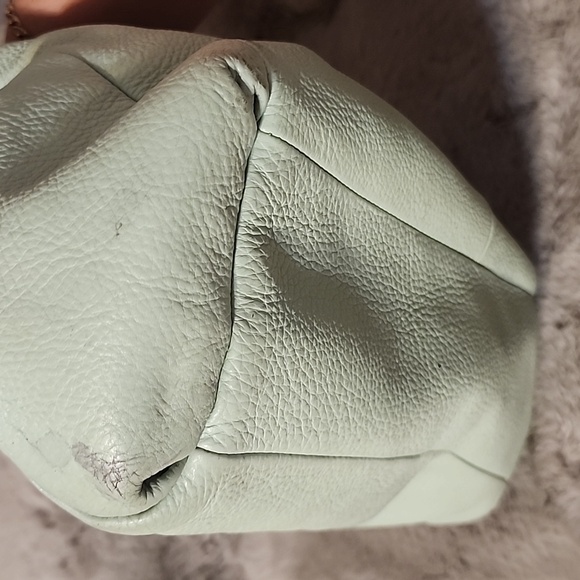 Mint Green Leather Coach MADISON - Picture 3 of 13